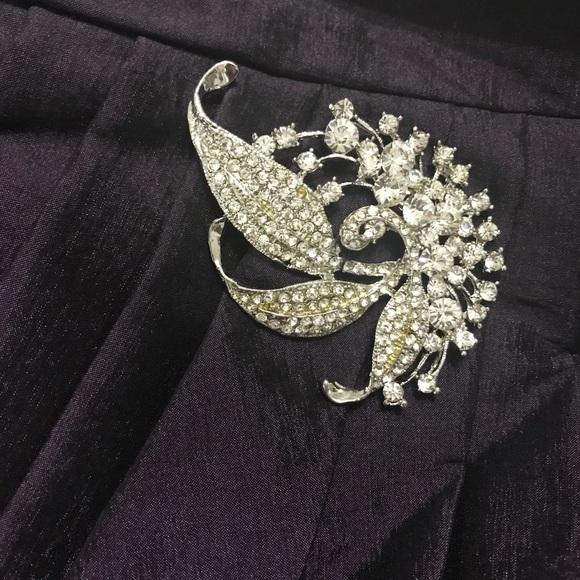 Dark Purple Evening Gown - Picture 2 of 4